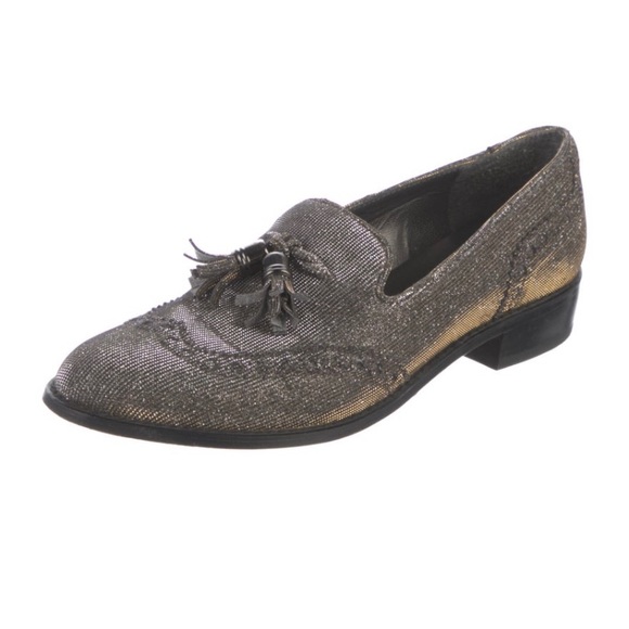 Silver sparkly loafer - Picture 2 of 5